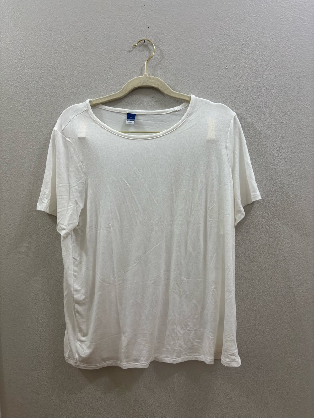 Old Navy luxe NWOT White Short-Sleeve Crew Neck Tee